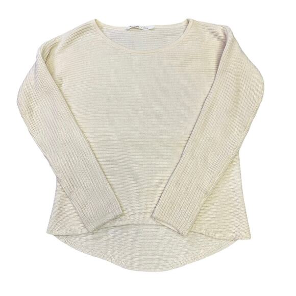 Athleta Cream Knit Long Sleeve Sweater, Sz‎ Small Activewear Athleisure CozyCore - Picture 1 of 11